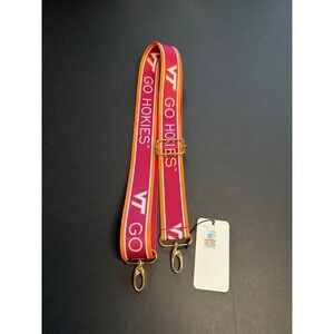 Virginia Tech Hokies Adjustable Desden Purse Strap College Football VT ‎ NWT